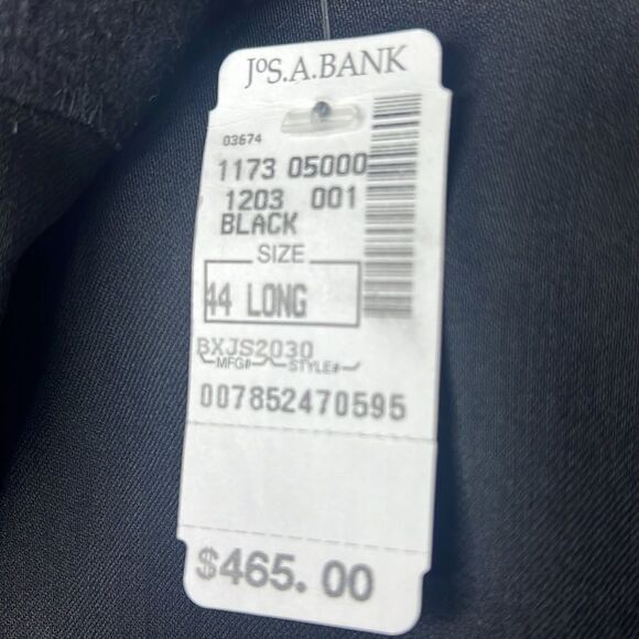 NWT Jos. A. Bank slim fit sport jacket. 100%wool. SZ 44 L - Picture 8 of 8